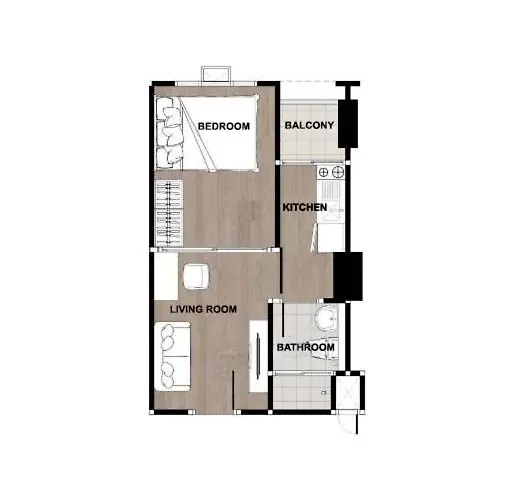 Apartment A2533 Monthly Skytrain Minutes Away Full Kitchen And Bath! *